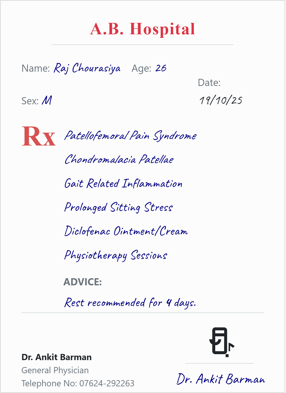 Template 10 - A.B. Hospital